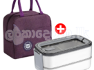 2 Layer Lunch Box with Free Thermal Insulation Portable Lunch Bag