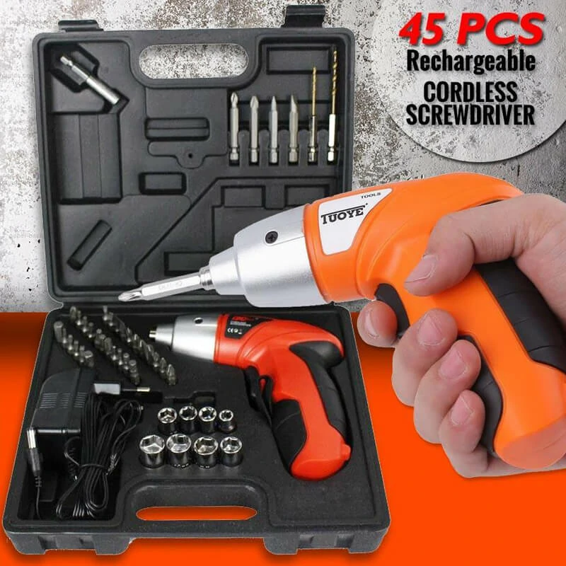 45 PCs toolkit with E- screw Drive