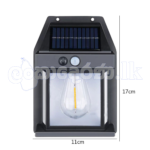 2PCS Solar interaction Wall Lamp