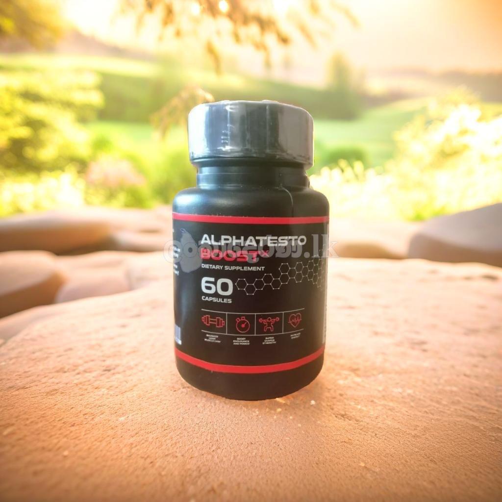 Alphatesto Boost X 60 Capsules in Sri Lanka