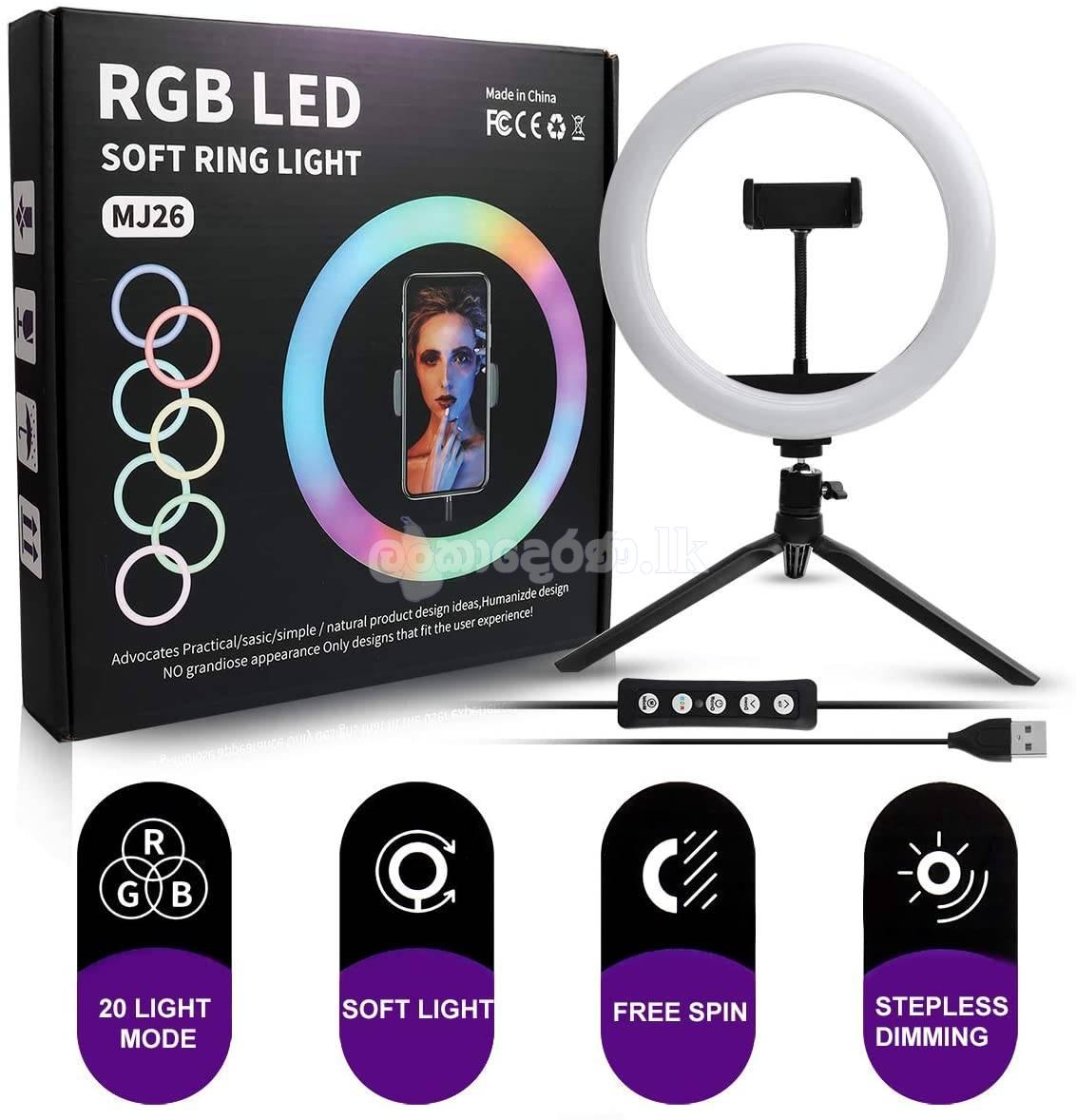 RGB – Ring Light With Tripod 7 feet