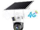 4G Dual Lens Sim Solar CCTV Camera