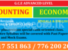 Accounting & Econ Class | Accounting & Economics Class (Sinhala & English Medium)