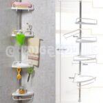 New Bathroom 4 Trays Corner Rack (තැටි කෝනර් රාක්කය)