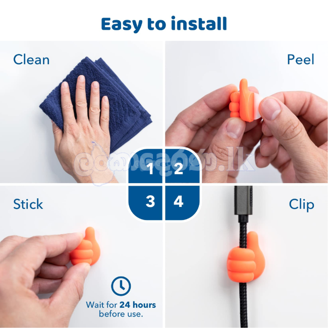 2Pcs Cable Organizer Like Hand Thumb Protector Cover