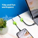 2Pcs Cable Organizer Like Hand Thumb Protector Cover