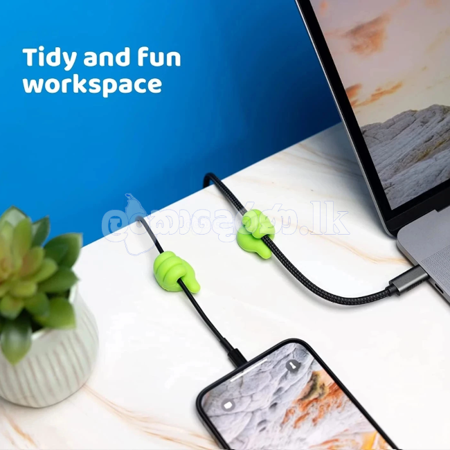 2Pcs Cable Organizer Like Hand Thumb Protector Cover