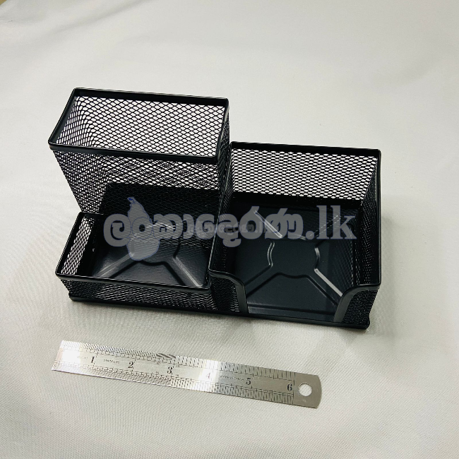 Pen Pencil Holder Steel Mesh Box