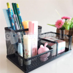 Pen Pencil Holder Steel Mesh Box