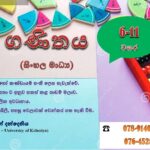 ගණිතය (සිංහල මාධ්‍ය) 6-11 වසර