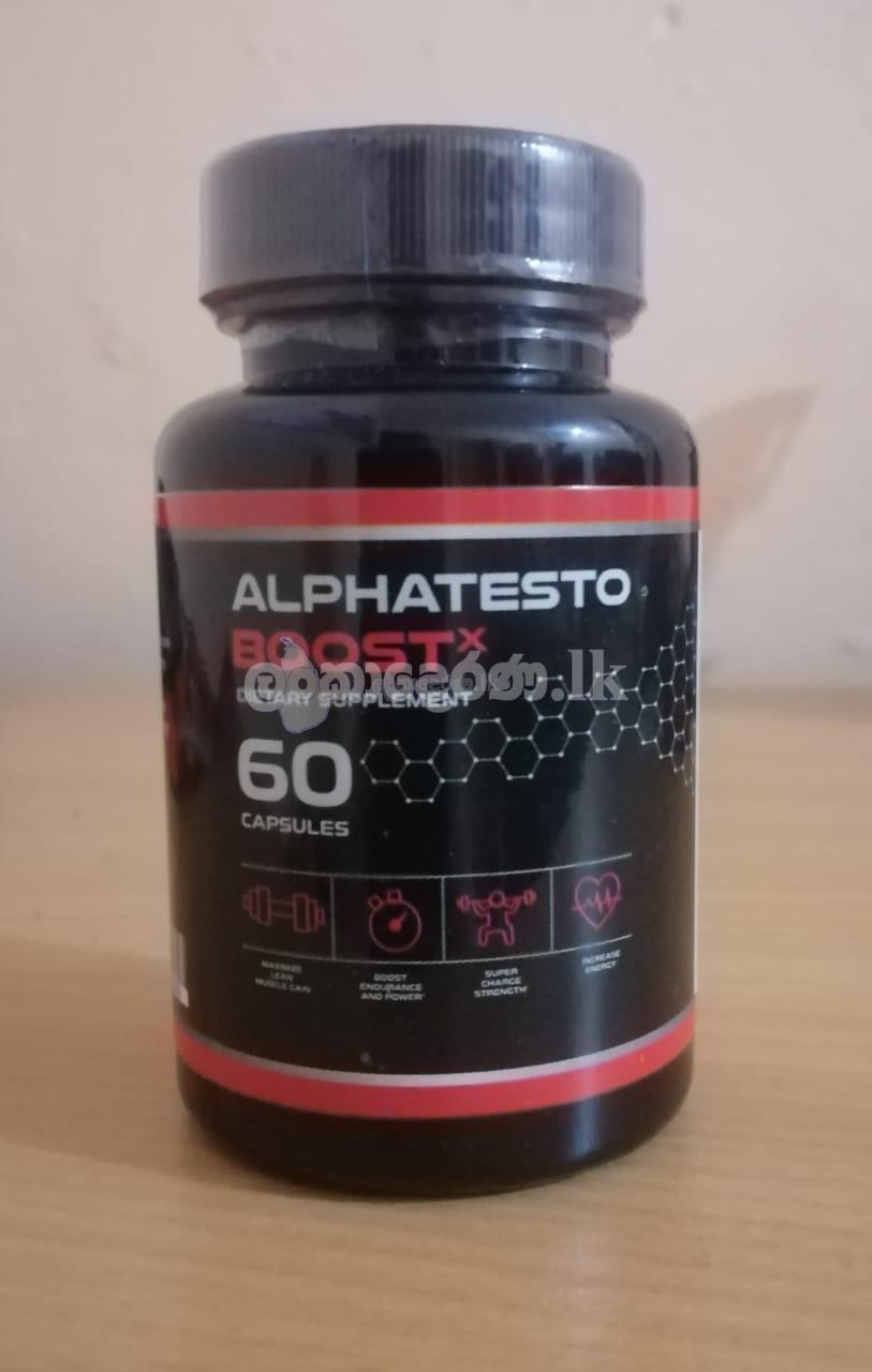 Alphatesto Boost X 60 Capsules in Sri Lanka