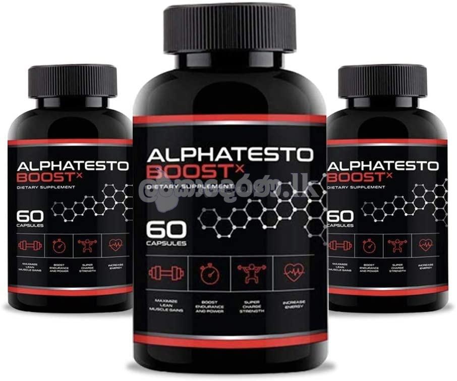 Alphatesto Boost X 60 Capsules in Sri Lanka