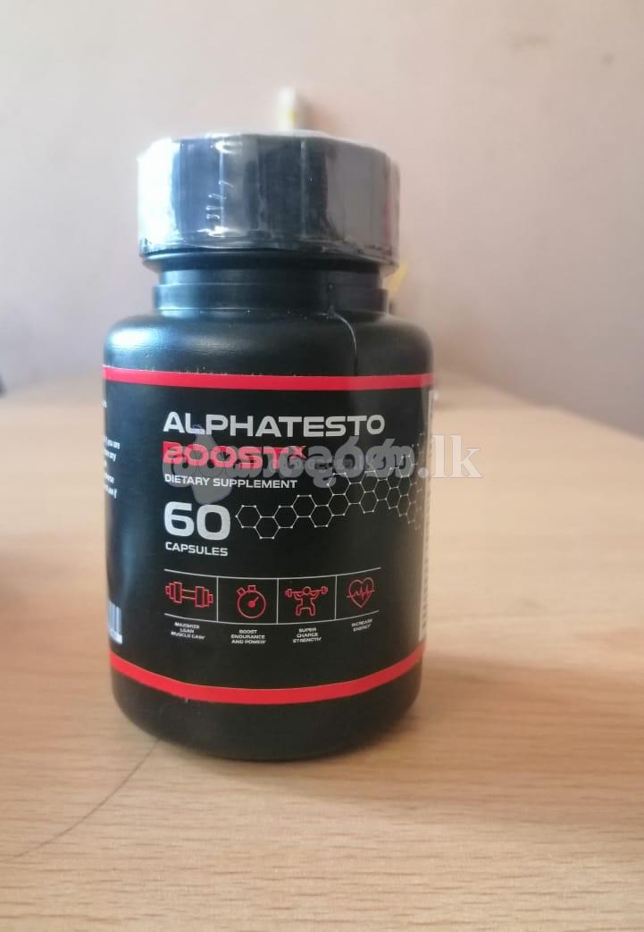 Alphatesto Boost X 60 Capsules in Sri Lanka