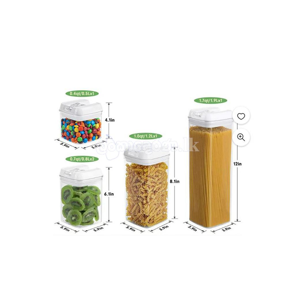 Food Storage Container Set Perfect 5 Containers Set