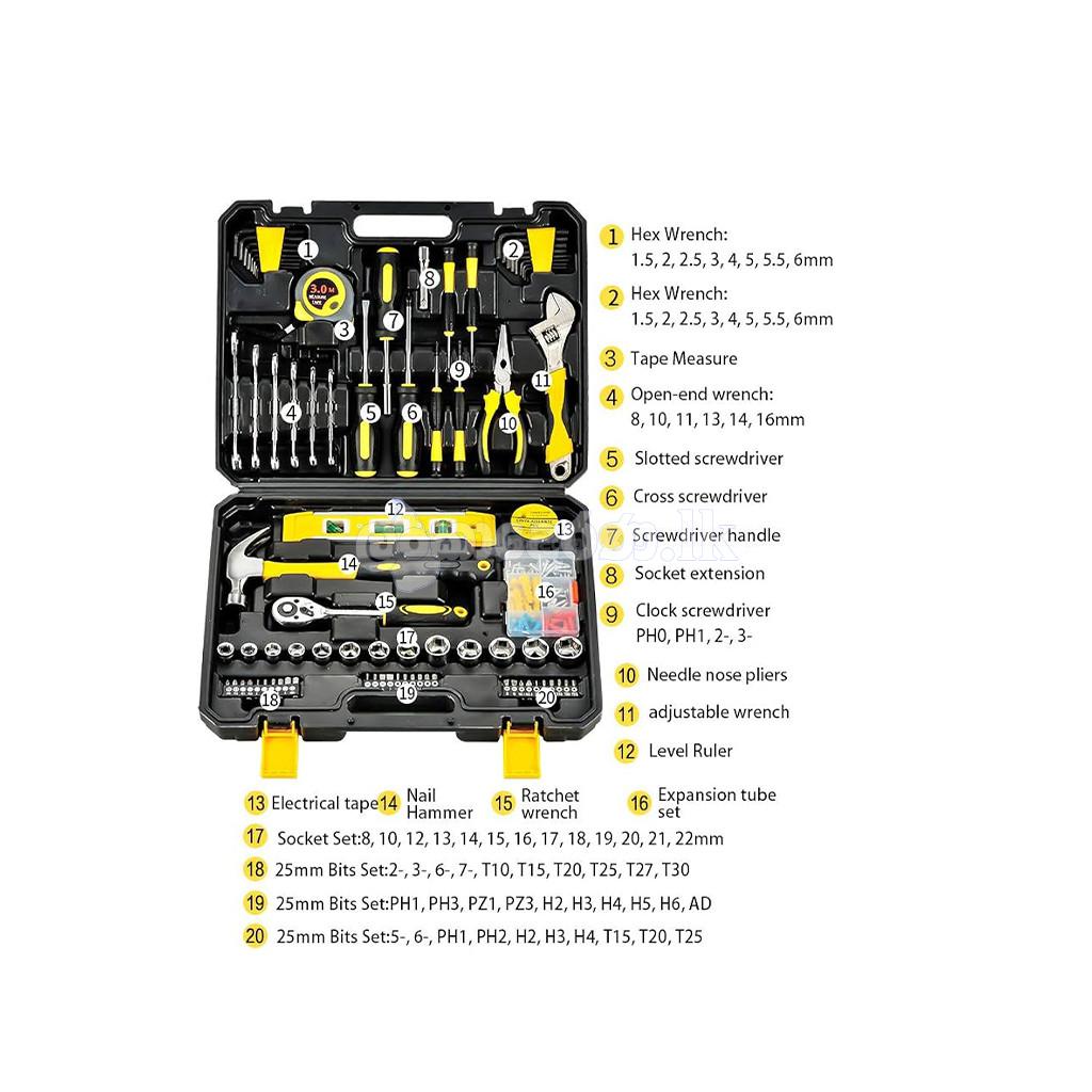 108 Pieces Multipurpose Tool Set