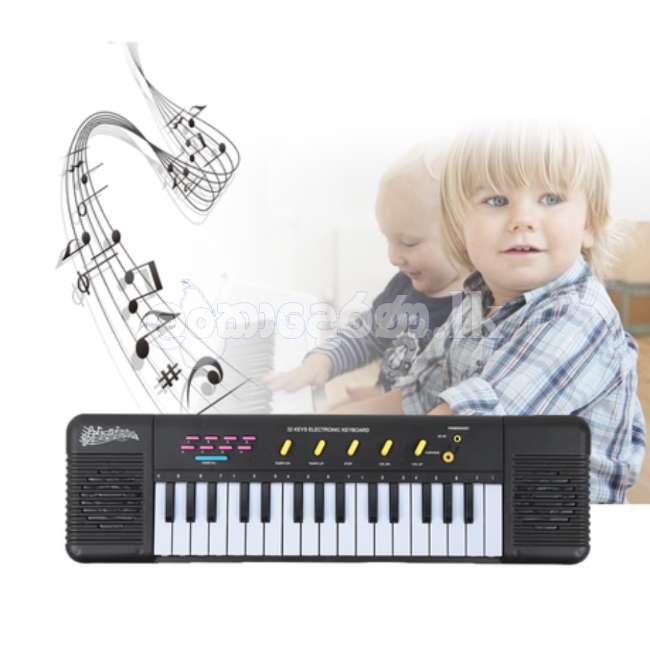 Electronic Keyboard Organ Piano 32 Keys with Mini Microphone Musical Instrument