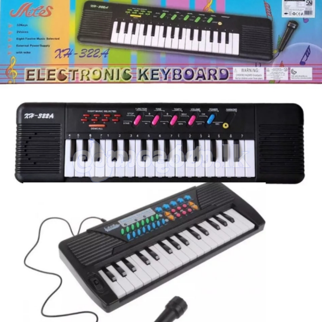 Electronic Keyboard Organ Piano 32 Keys with Mini Microphone Musical Instrument