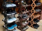 Plastic Shoe Rack – Dark Color