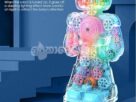 Transparent Gear Robot Boys and Girls