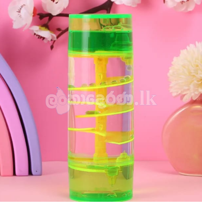 ourglass Timer Liquid Oil Acrylic Hourglass Toy Creative Spiral Slide Oil Drain Family Table Decoration