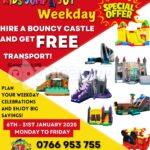 Hire A Bouncy Castle And Get Free Transport!