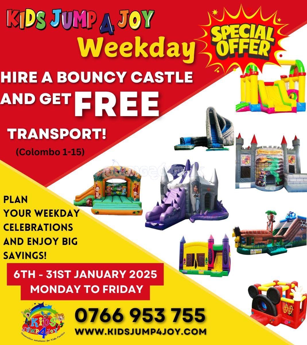 Hire a Bouncy Castle and Get FREE Transport!