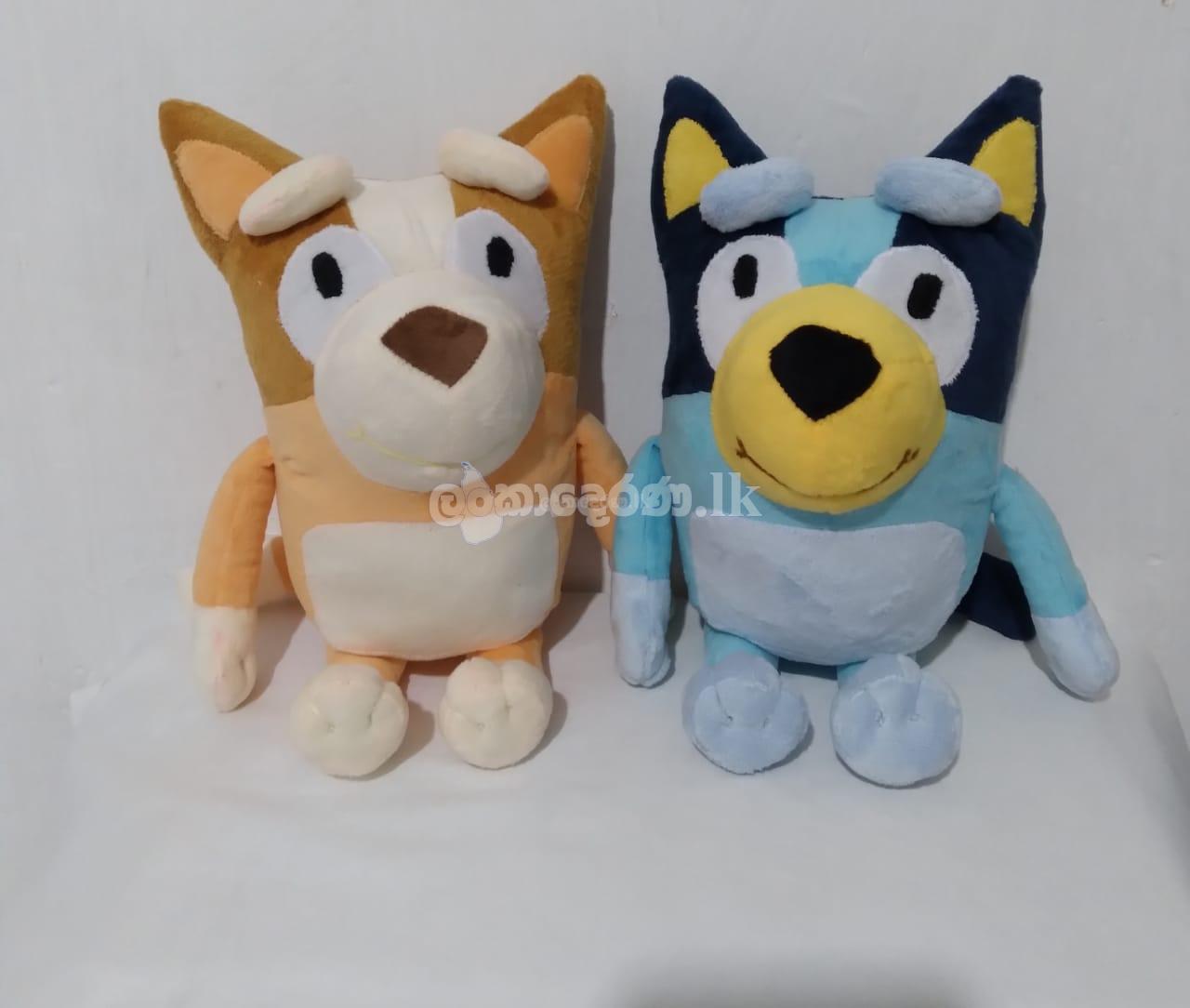 Handmade Character Soft Toys Bluey and Bingo