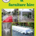 Marquee hire, Table and chairs hire, Party equipment hire