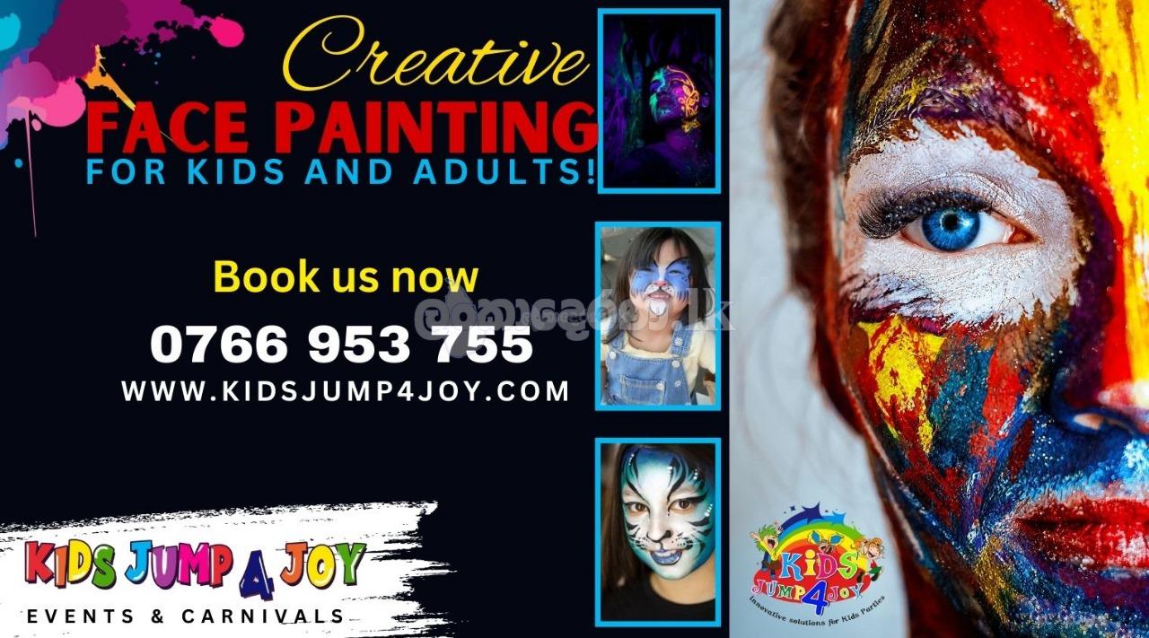 Creative Face Painting For Kids And Adults!