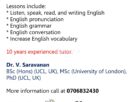English classes for adults