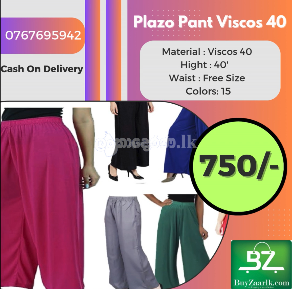 Viscose Women’s Palazzo Pants for sale in BuyZaarLkCom, Sri Lanka Marketplace New Women’s Palazzo Pants for sale, Find great deals and sell your items for free.Plazo Pant Buy Palazzo Pants Culottes Online at Best Price Fashion Sri Lanka BuyZaarlkcom Nolimt Supplier