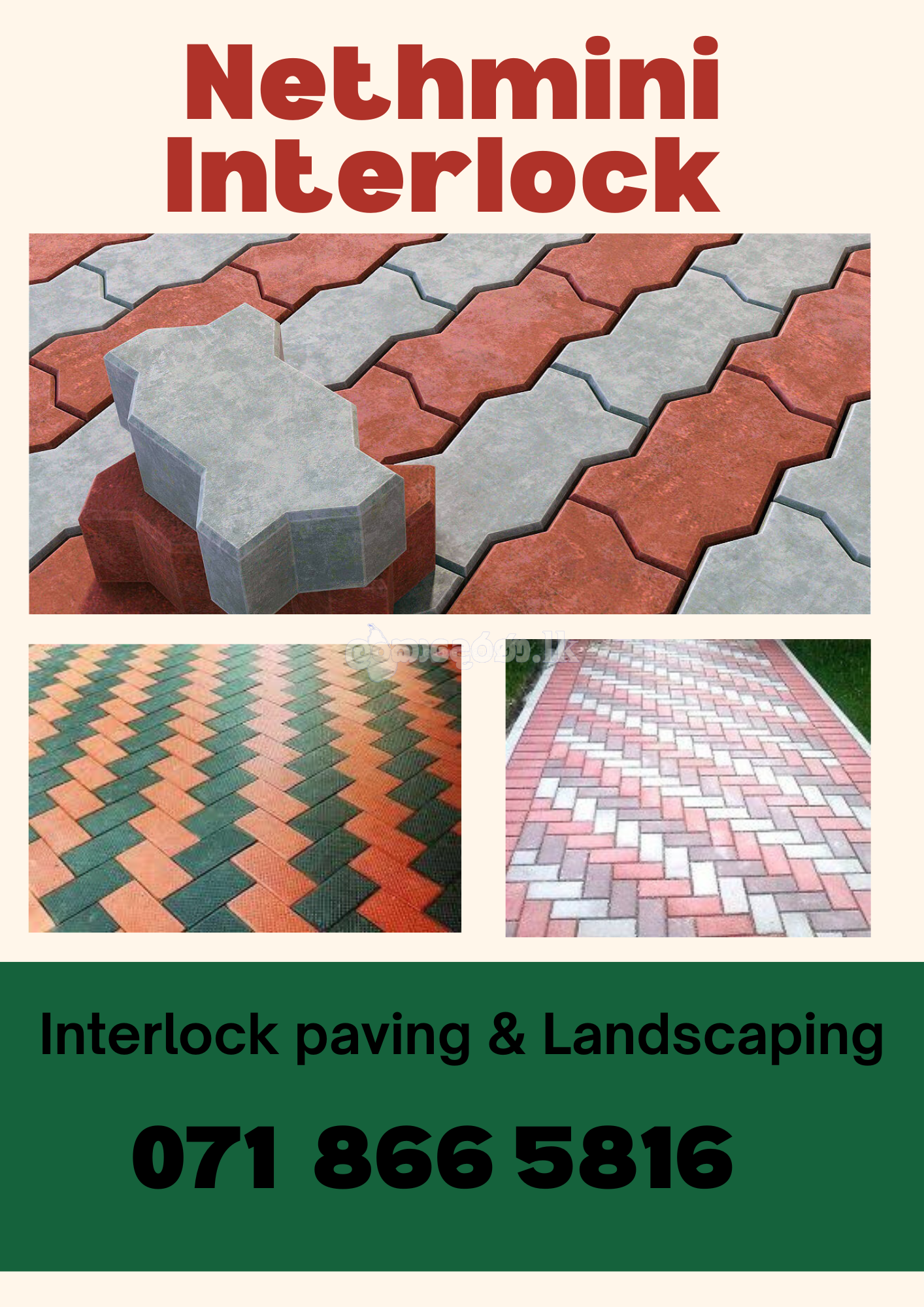 Interlock paving Kurunegala