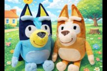 Handmade Character Soft Toy Bluey Bingo