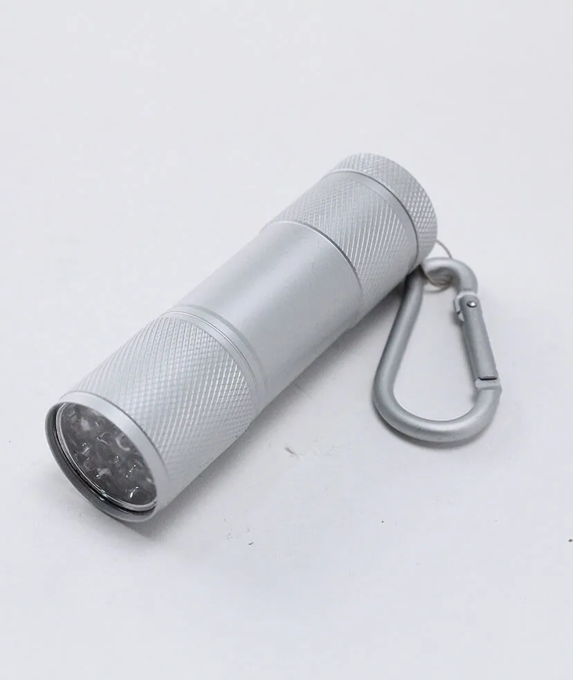 LED 9-light carabiner flashlight