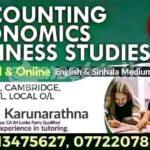 Accounting Edexcel Cambridge Local Al And Ol Commerce