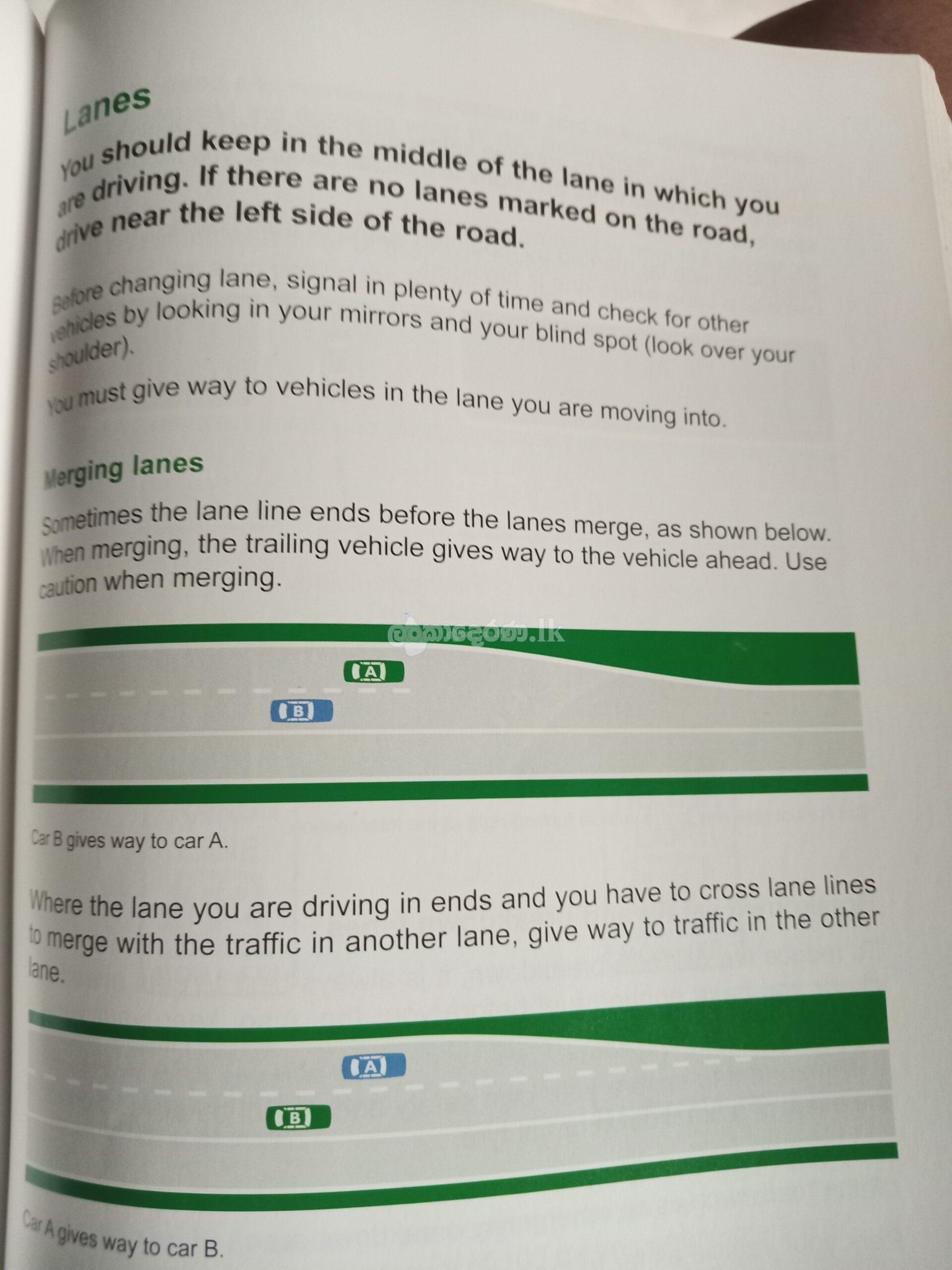 Driving lessons