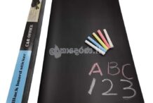 Blackboard Removable Vinyl Wall Sticker Chalkboard Kids Chalk Board Black Chalkboard Contact Paper Paint Alternative Wallpaper – Adhesive Eraseble Cuttable Removable (Black, 60x200cm