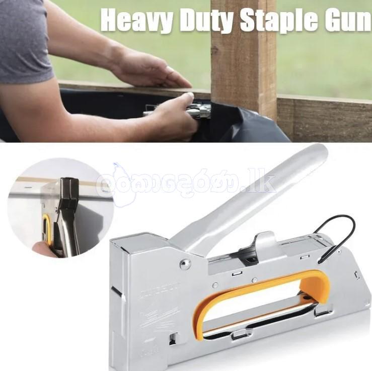 Universal Staple Gun Manual Nail Gun Heavy Duty Furniture Stapler For Fixing Material, Advertising Paint, Decoration, Carpentry