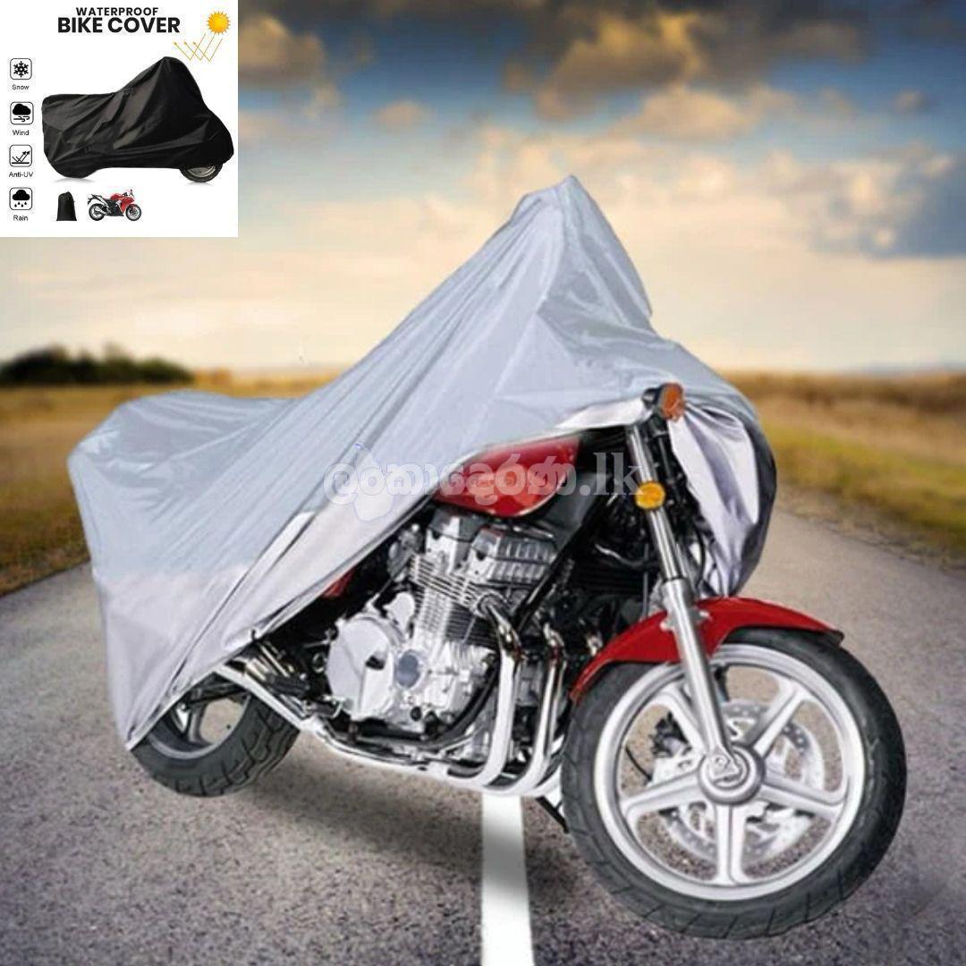 Bike Cover Water Proof full Size Motorcycle Motorbike 100cm – 200cm Bike Cover Parachute Top Parking Cover with free pouch for cover
