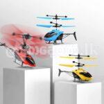 Hand Induction Control Flying Helicopter Toy with Infrared Sensor, USB Charger and Flashing Light for Kids