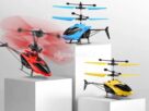 Hand Induction Control Flying Helicopter Toy with Infrared Sensor, USB Charger and Flashing Light for Kids