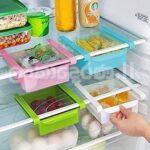 Refrigerator Multifunctional Storage Box / Fridge Sliding Drawer Shelf Refrigerator Organizer Storage Rack