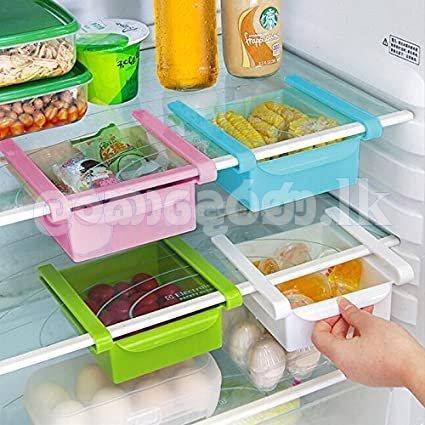 Refrigerator Multifunctional Storage Box / Fridge Sliding Drawer Shelf Refrigerator Organizer Storage Rack