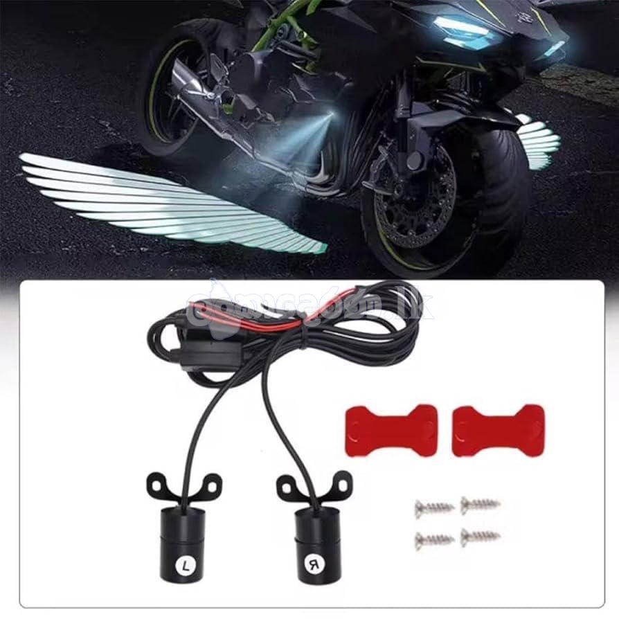 Bike Angel Wing Light Fog Lamp Motorbike LED (Universal For Bike, Pack of 2)