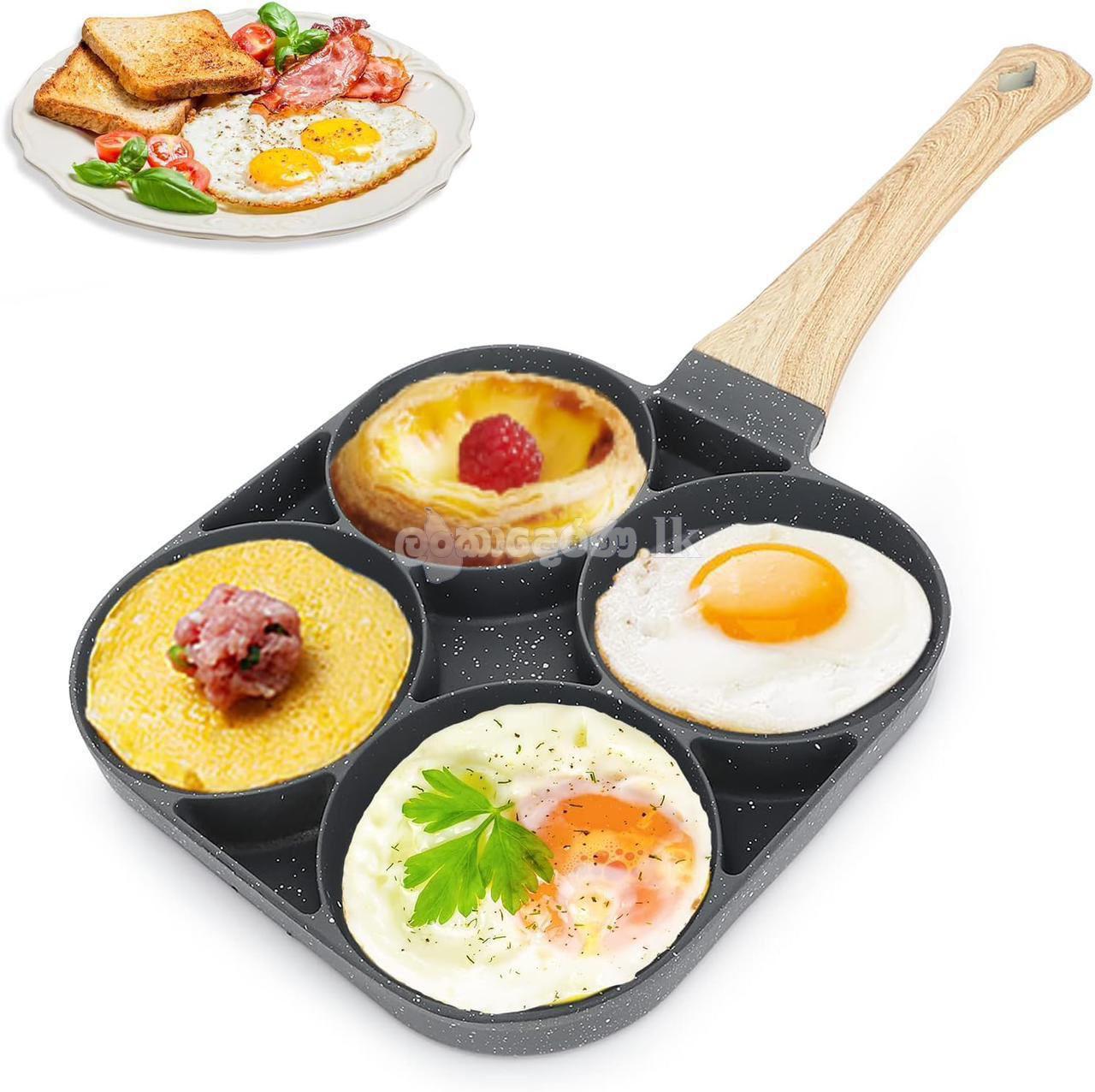 High Quality Multi Functional Breakfast Frying Pan Model 2 Random Colours w