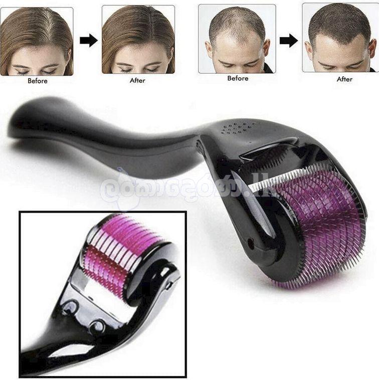 🔥 Derma Roller with Sanitizer Derma Roller for Hair Growth & Thickening, Repair Damages and Activates Hair Follicles, Reduces Acne Scars