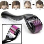 🔥 Derma Roller with Sanitizer Derma Roller for Hair Growth & Thickening, Repair Damages and Activates Hair Follicles, Reduces Acne Scars