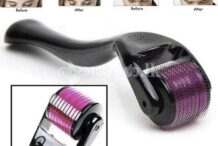 🔥 Derma Roller with Sanitizer Derma Roller for Hair Growth & Thickening, Repair Damages and Activates Hair Follicles, Reduces Acne Scars