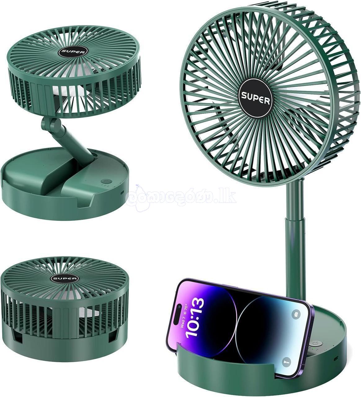 Telescopic Folding Fan Rechargeable FS-21