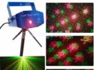 Mini Laser Projector Stage Lighting Sound Activated Laser for Party and DJ Multicolor (Design Pattern)